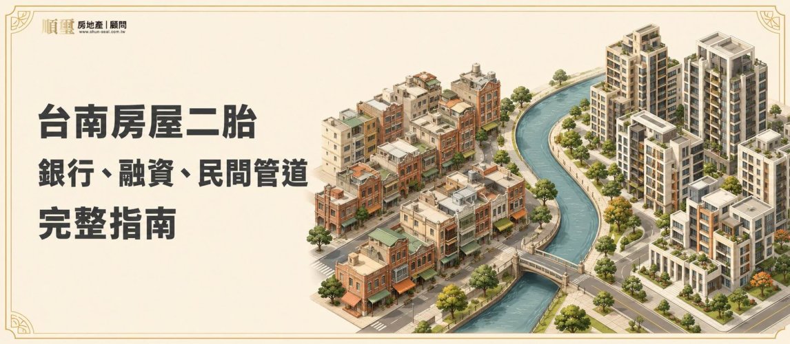 台南房屋二胎，市區老屋與南科新房的民間二胎管道