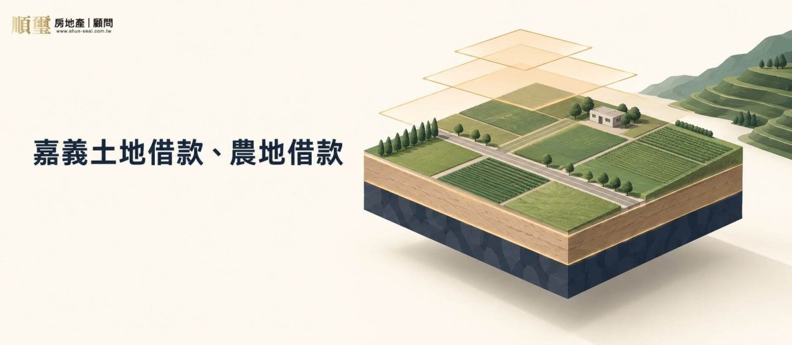 嘉義土地借款、農地借款土地條件分層示意圖