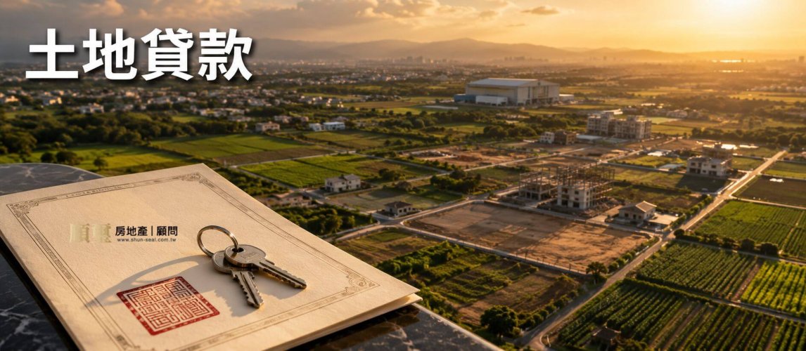 土地貸款完整指南：建地、工業用地、農地、持分土地的成數、利率與管道